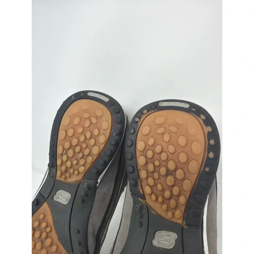 Skechers Men's Gray Suede Lace Up Athletic‎ Sneakers Size 8 Trade Mark 92